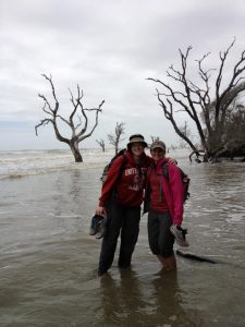 Bull Island in South Carolina (USA). Katherine is on the right.